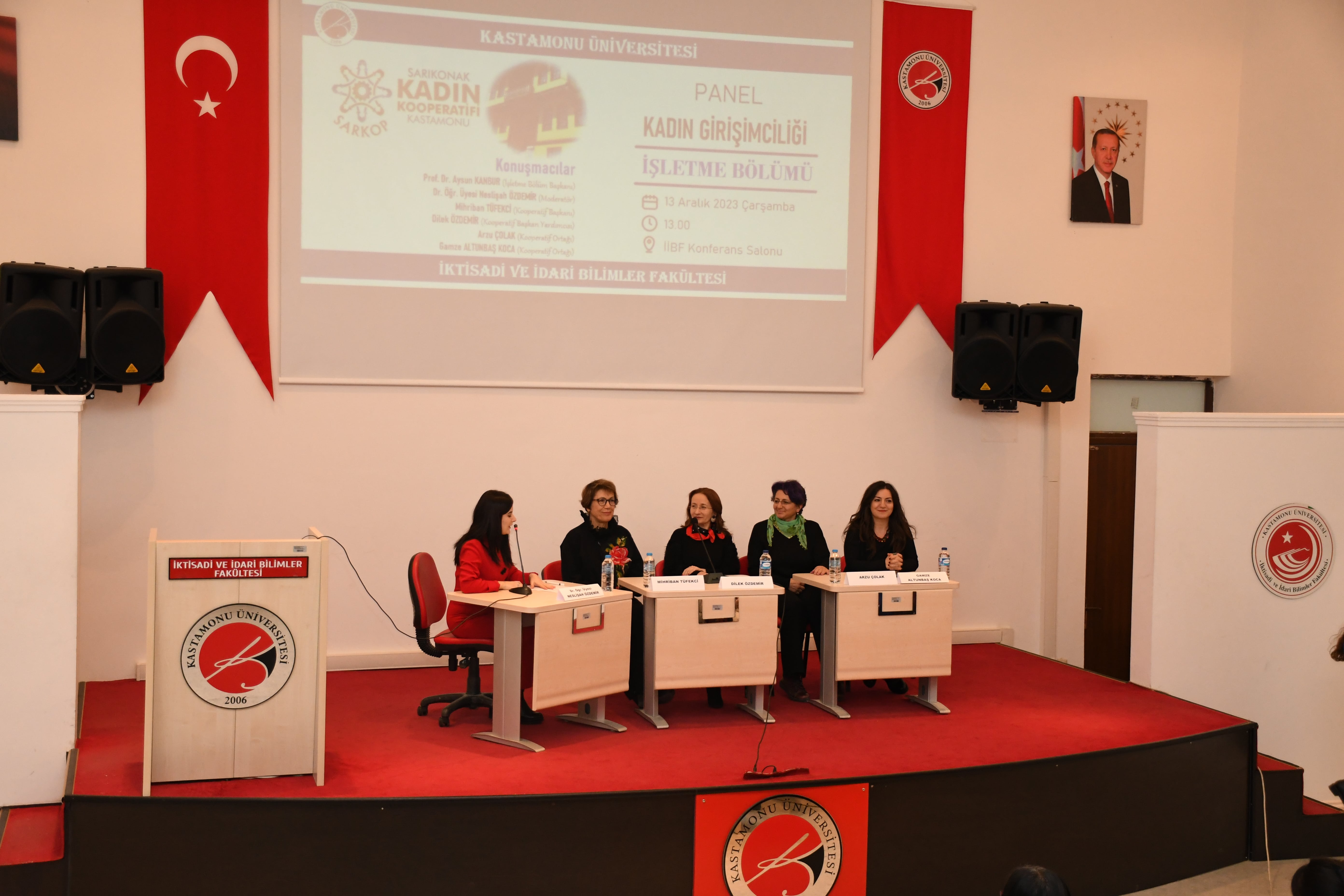 “Kadın Girişimciliği” Paneli İşletme Bölümü Tarafından Düzenlendi